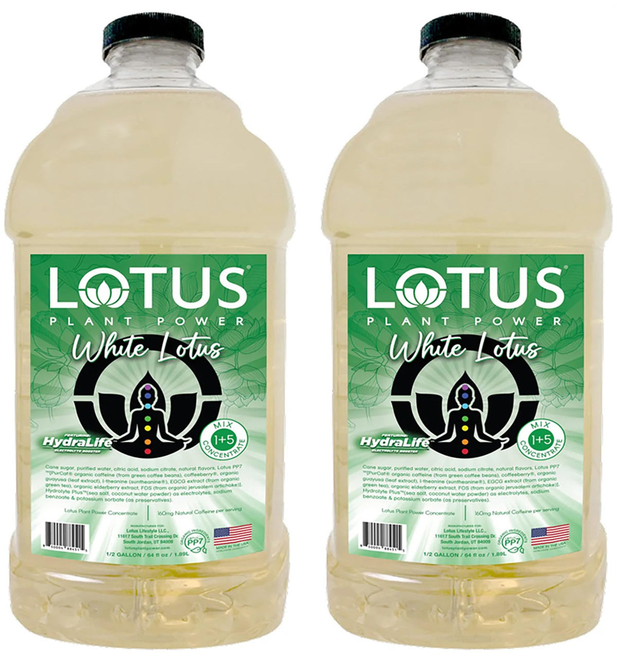 Lotus Energy Concentrate White bottle neutral flavor for versatile hydration