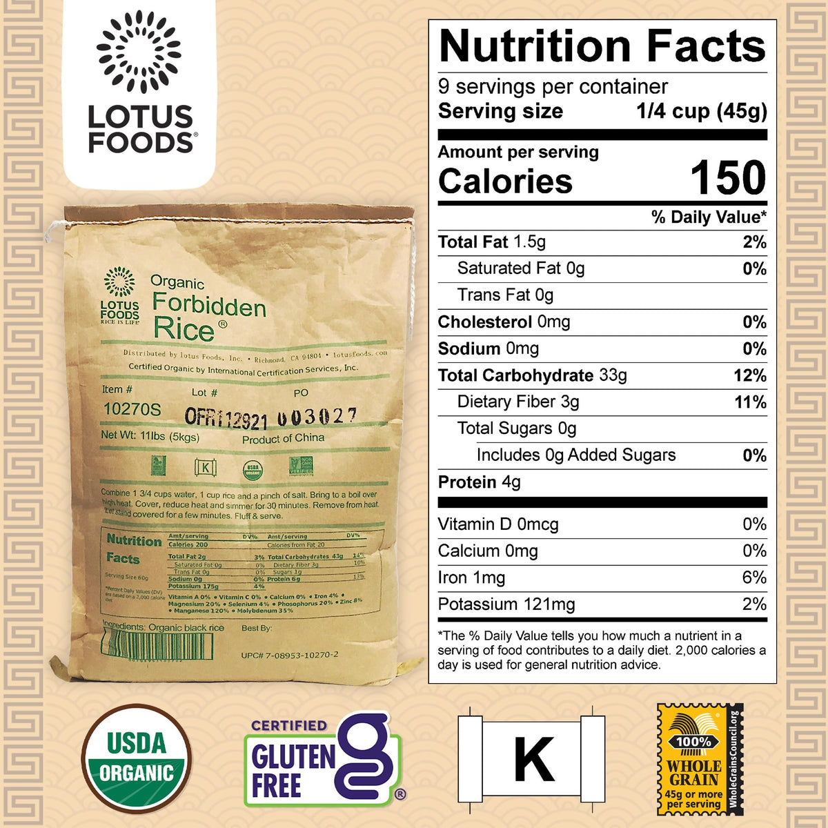 Lotus Foods Forbidden Rice cooking steam, fluffy grains ready for stir-fries or salads.