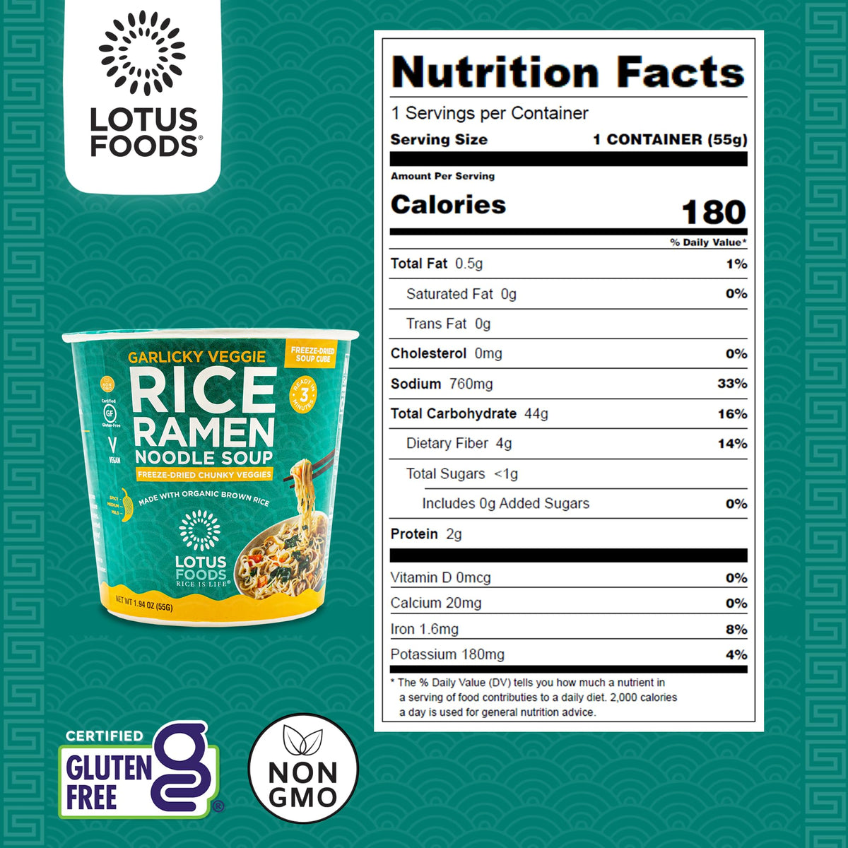 Lotus Foods freeze-dried spinach, mushrooms, and carrots for fast rehydration.
