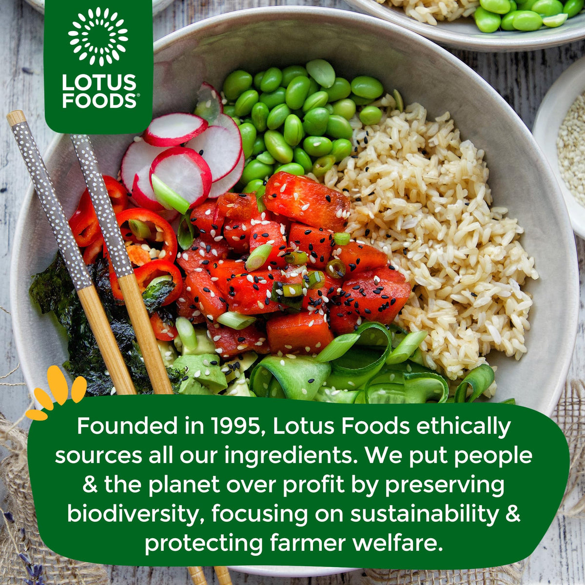 Lotus Foods gluten-free non-GMO and kosher certification supports dietary compatibility