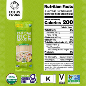 Lotus Foods gluten-free noodles ideal for salads and light meals