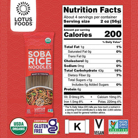 Gluten-free vegan soba noodles ready for stir-fry or soup.