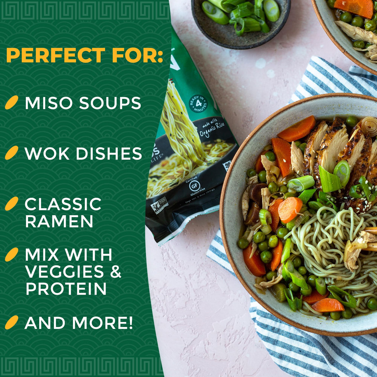 Lotus Foods Jade Pearl ramen bowl ready to enjoy
