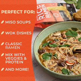 Ideas for adding vegetables and protein to Lotus Foods ramen.