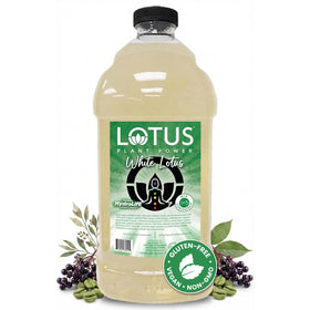 White Lotus Plant Power energy bottle shows a bright, refreshing plant-based energy boost