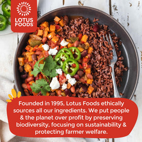 Lotus Foods Organic Red Rice farm to table promoting sustainable farming