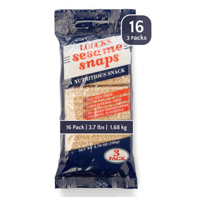 Loucks Original Sesame Snaps clean, simple snack alternative to granola.