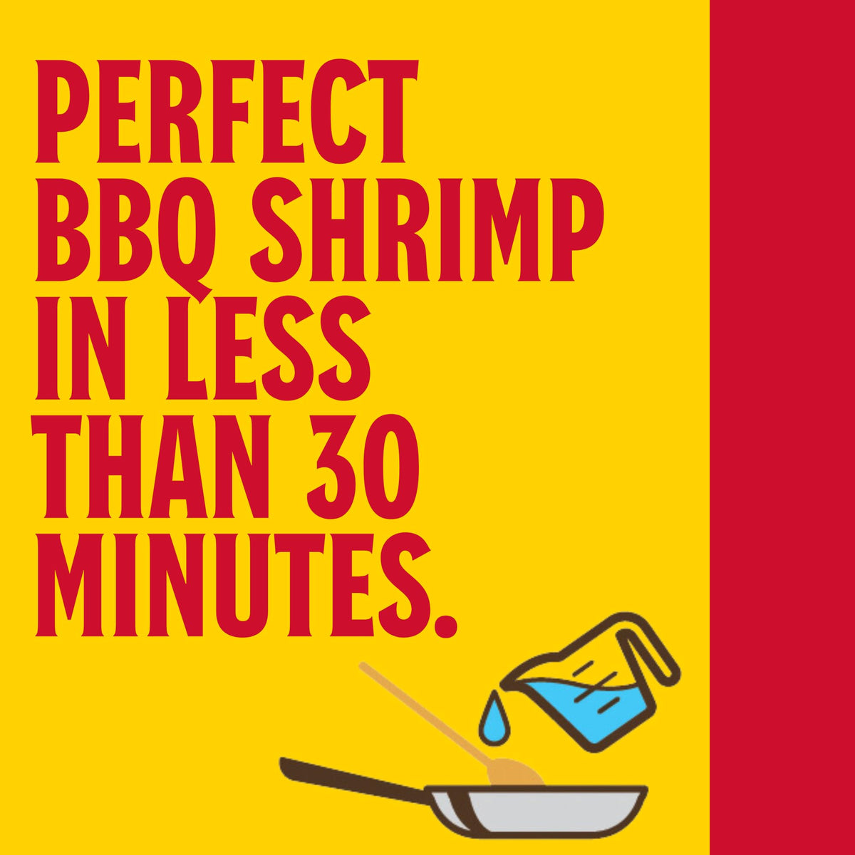 Louisiana Fish Fry BBQ Shrimp Sauce Mix plated shrimp dish