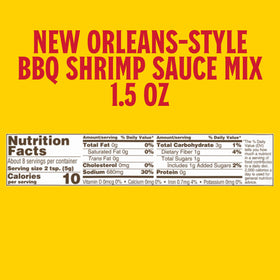 Louisiana Fish Fry BBQ Shrimp Sauce Mix spice blend close-up for bold flavor