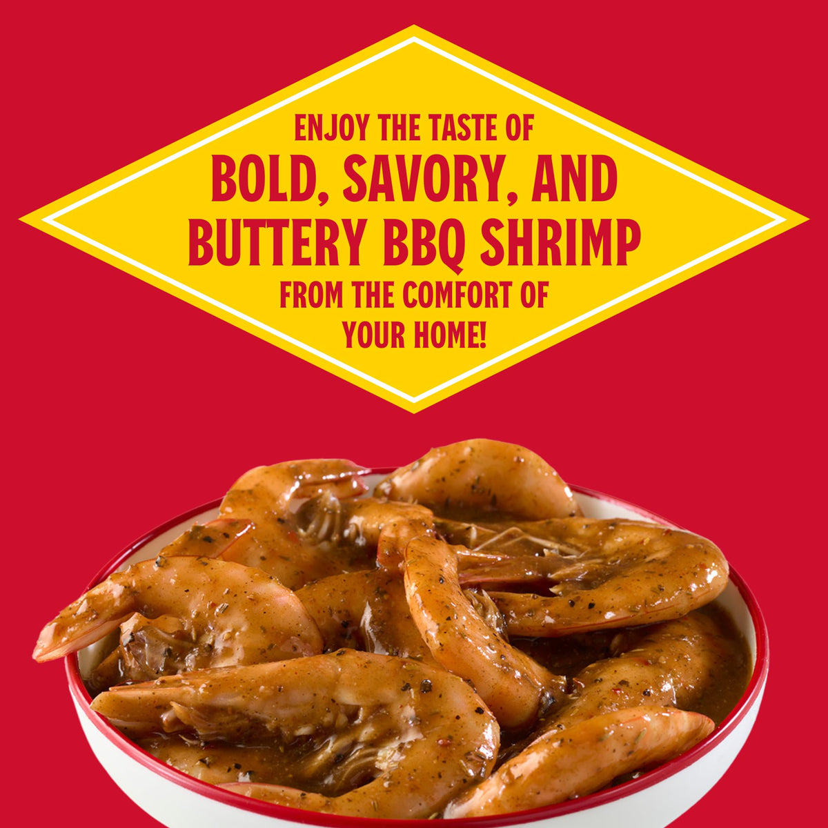 Louisiana Fish Fry BBQ Shrimp Sauce Mix with Worcestershire and butter prep