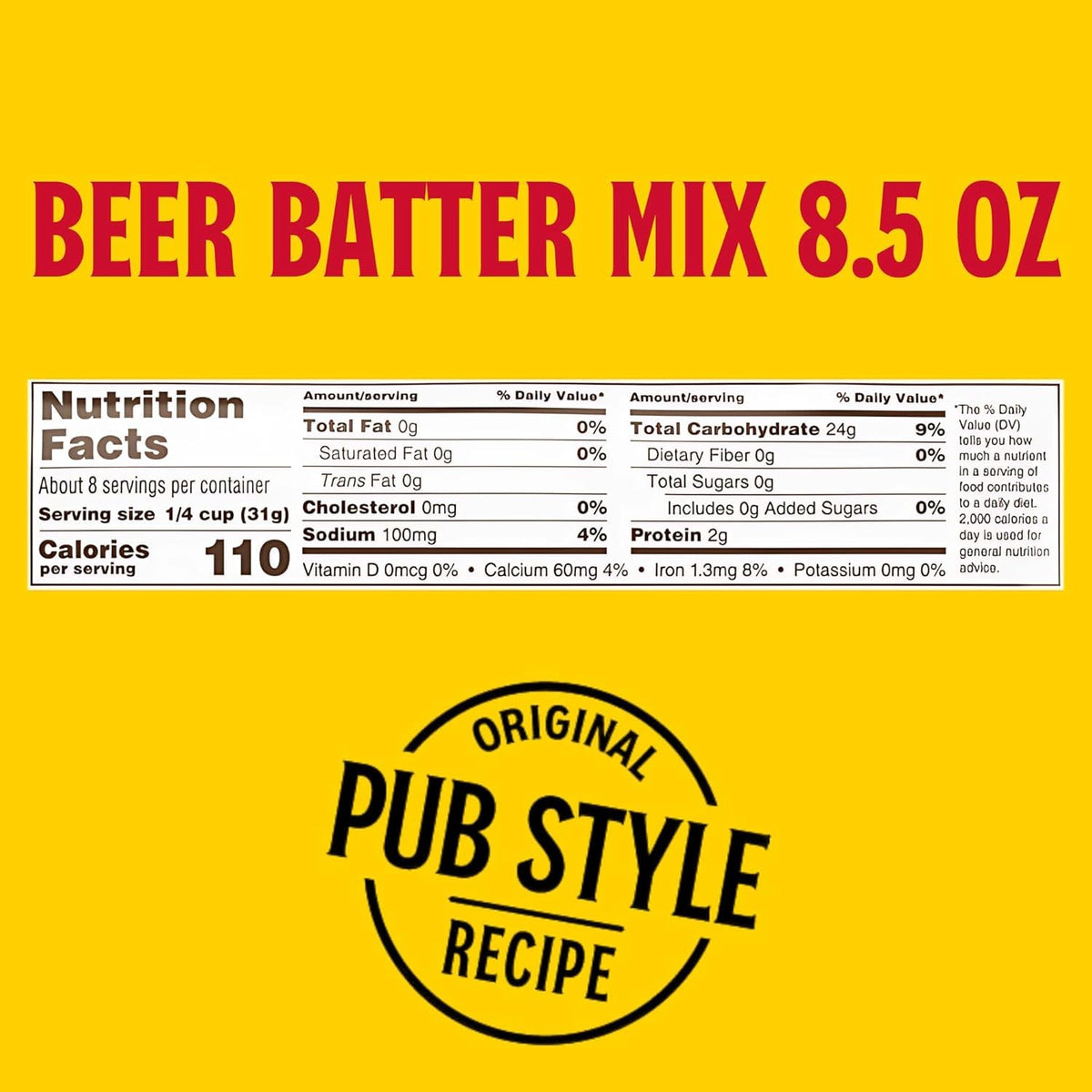 Louisiana Fish Fry Beer Batter Mix delivers crispy seafood with pub-style crunch for home meals