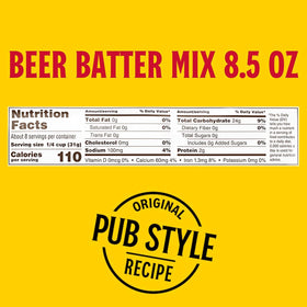 Louisiana Fish Fry Beer Batter Mix delivers crispy seafood with pub-style crunch for home meals