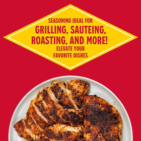 Louisiana Fish Fry Cajun Blackened Seasoning on fish for crisp crust