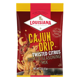 Louisiana Fish Fry Cajun Drip shrimp boil shot adds instant flavor