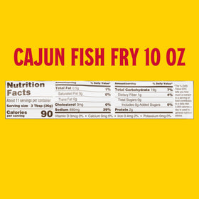 Louisiana Fish Fry Cajun Fry measuring scoop shows effortless portioning for consistent results.