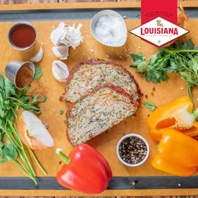 Seafood seasoned with Cajun blend for authentic zest from Louisiana.