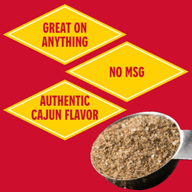 Popcorn or fries get Cajun seasoning flavor enhancement.