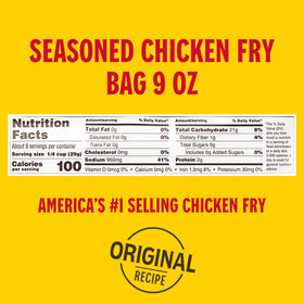 Louisiana Fish Fry Chicken Fry with Cajun flavor coating for bold Southern taste.