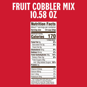 Louisiana Fish Fry Cobbler Mix in a cozy kitchen scene