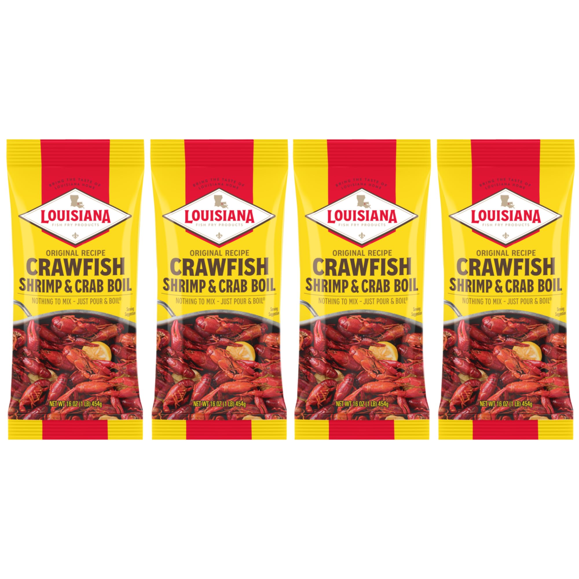Louisiana Fish Fry Crawfish, Shrimp & Crab Boil Seasoning - Spicy Caju ...