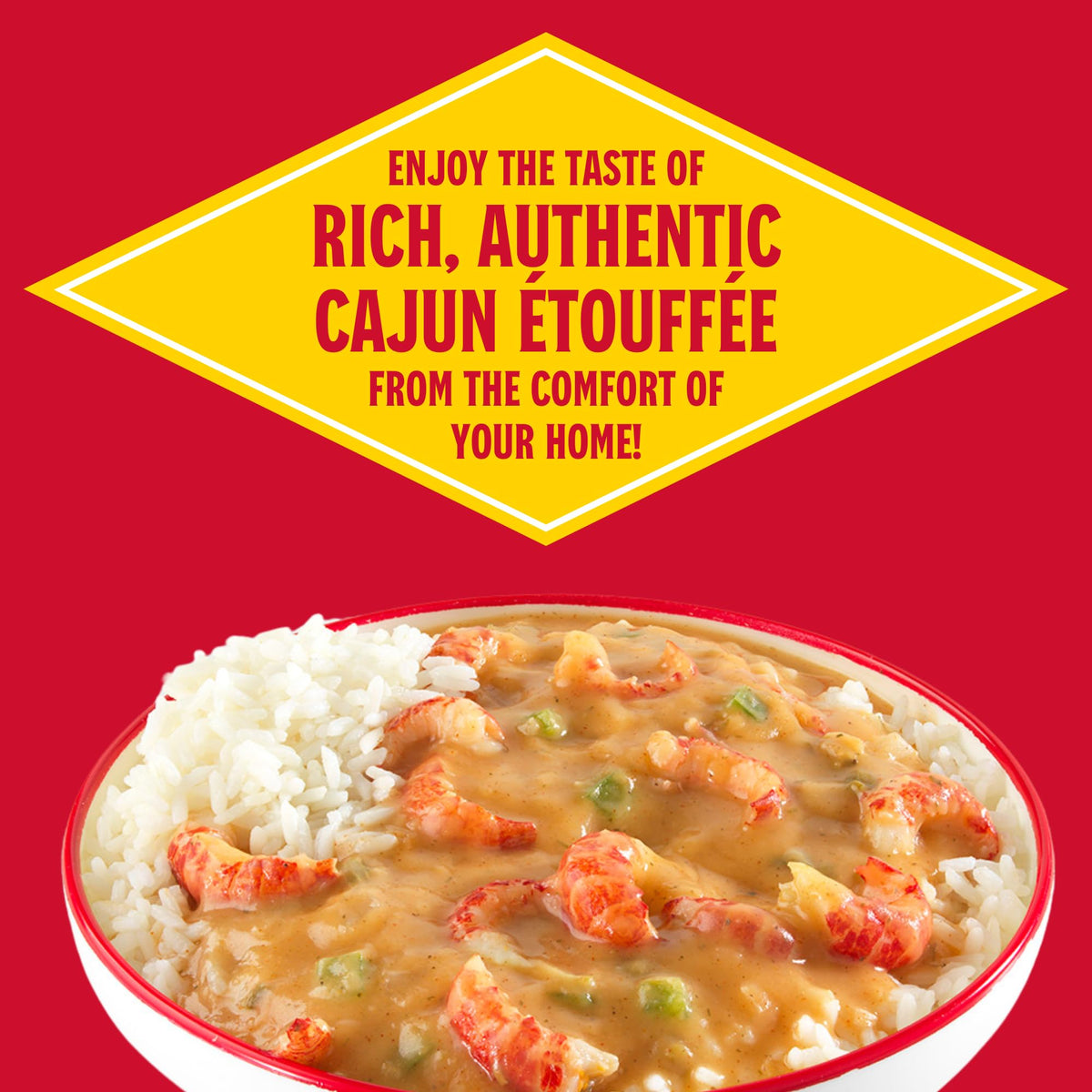 Louisiana Fish Fry Etouffee Base adding water and protein for a fast Cajun entree