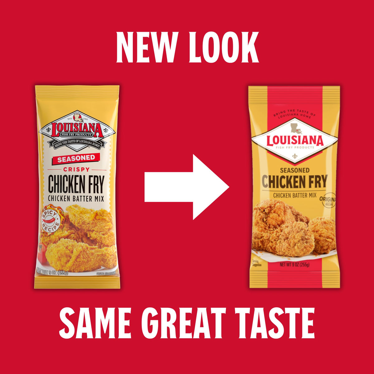 Louisiana Fish Fry coating mix transforms kitchen into Southern flavors.