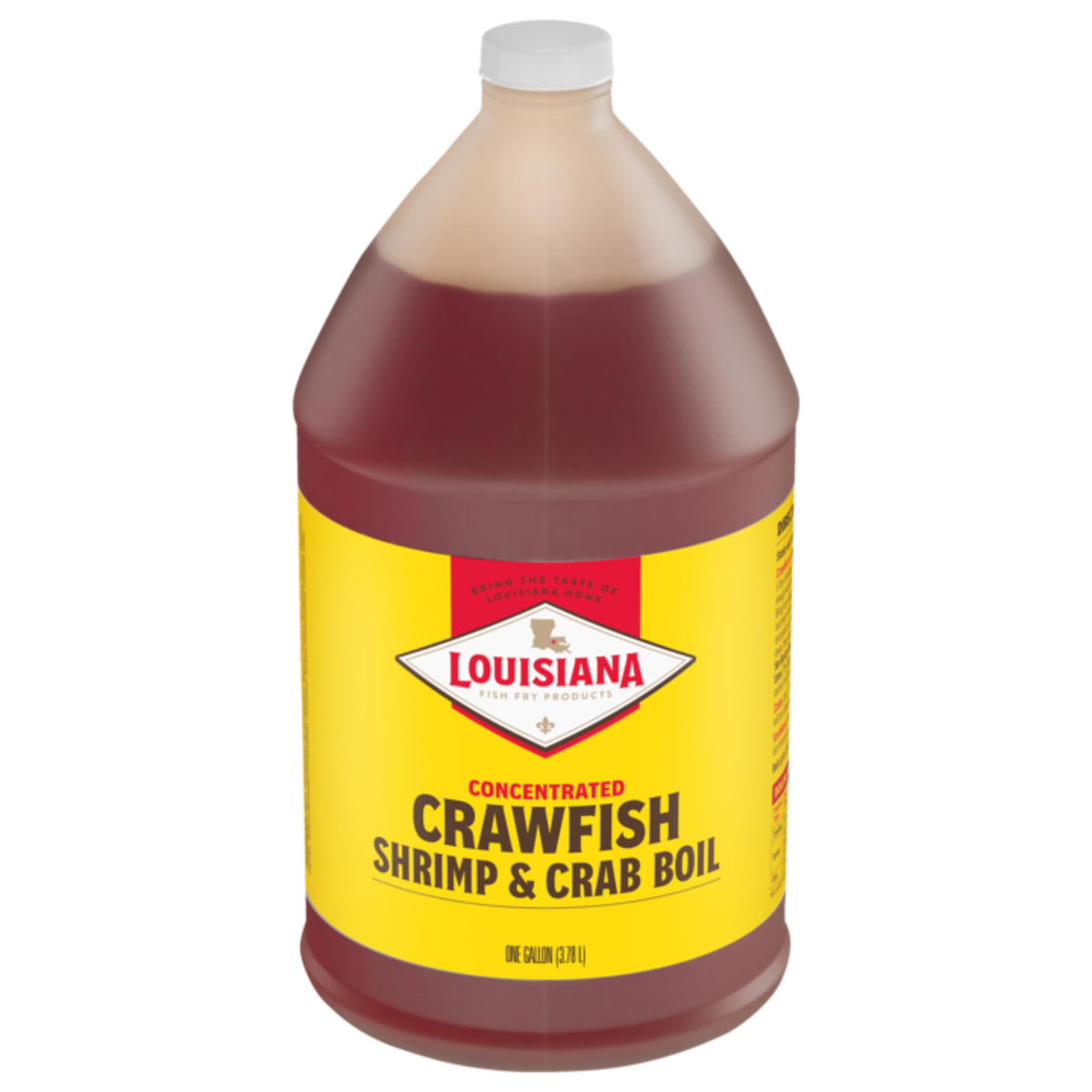 Louisiana Fish Fry liquid seafood boil bottle with pour spout for precise flavor customization.
