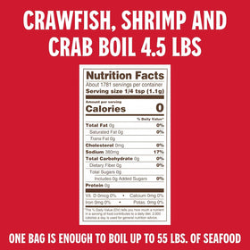 Louisiana Fish Fry Low-Salt Cajun Seasoning respects seafood flavors.