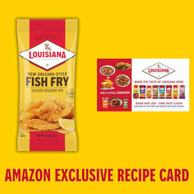 Display of Louisiana Fish Fry New Orleans Lemon Fry 3-pack