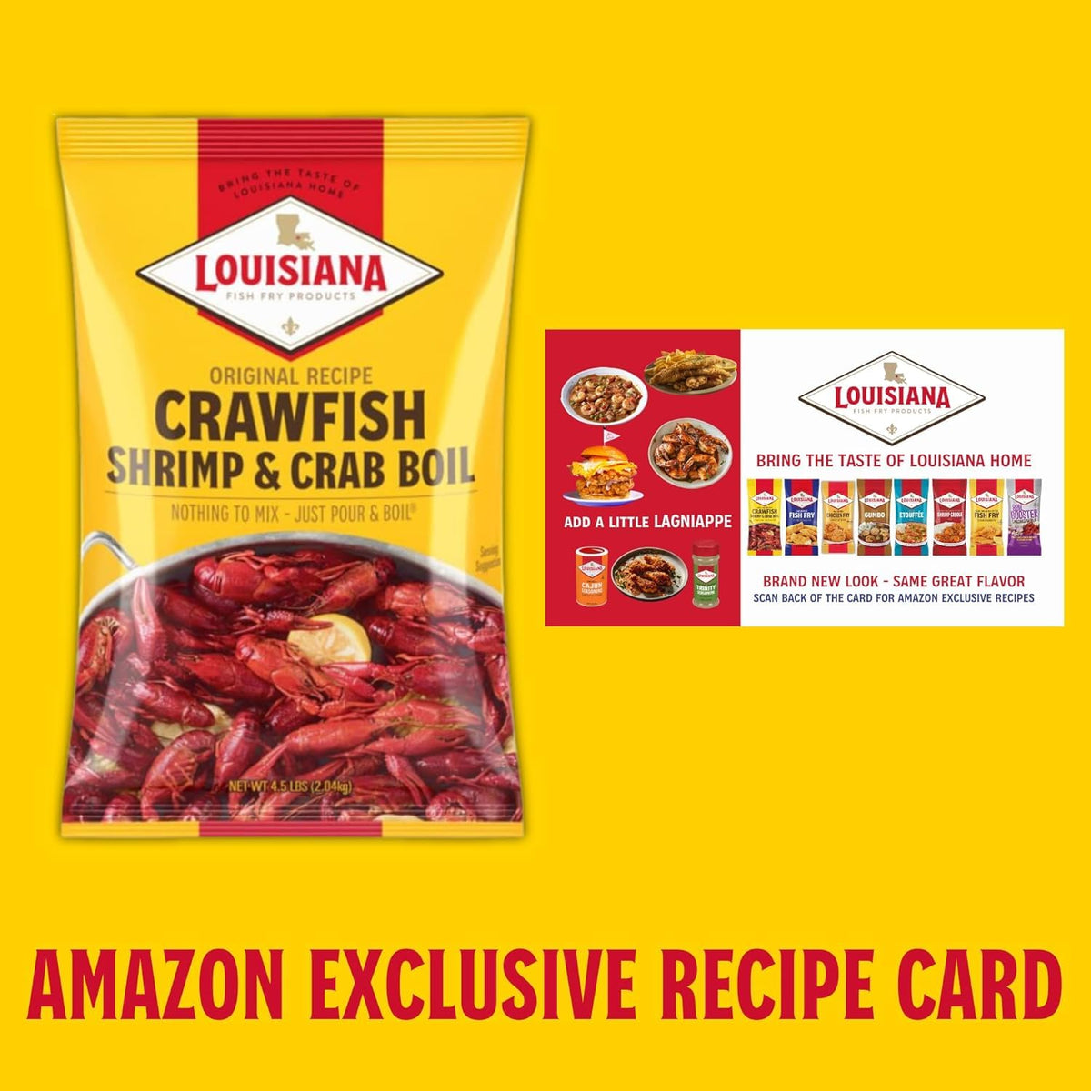 Louisiana Fish Fry 4.5 lb Pack provides seasoning for many meals.