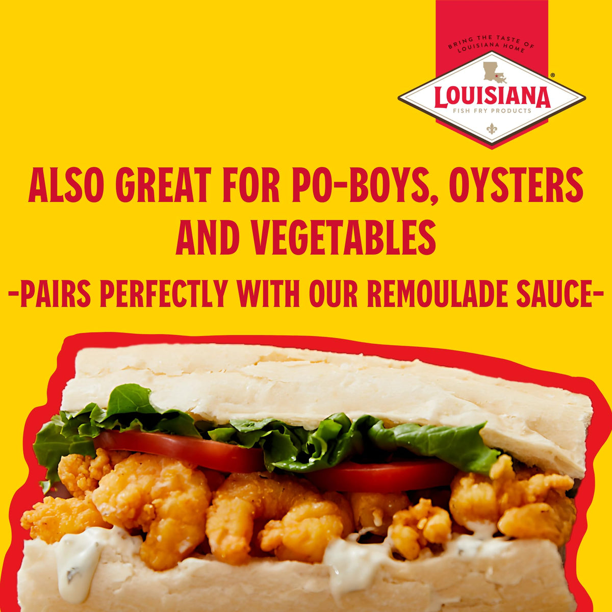 Louisiana Fish Fry Remoulade pairing enhances seafood dipping