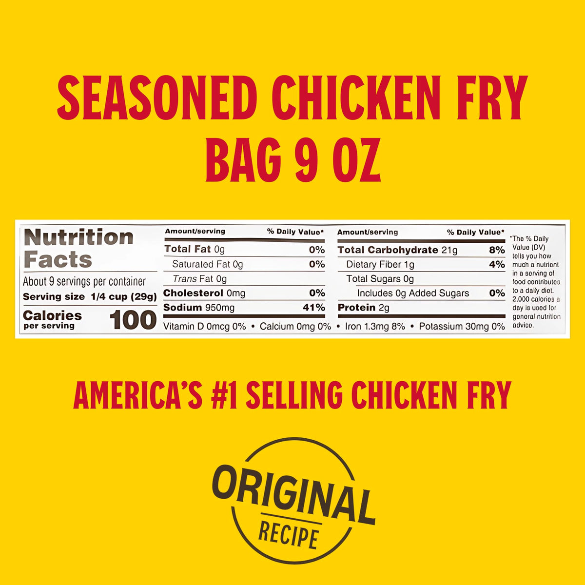 Louisiana Fish Fry seasoned chicken batter bags showcase authentic Southern flavor.