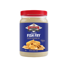 Louisiana Fish Fry Seasoned Fish Fry Mix coating for crispy fish and versatile meals