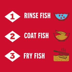 Close-up of Louisiana Fish Fry Seasoned Fish Fry Mix ingredients blend