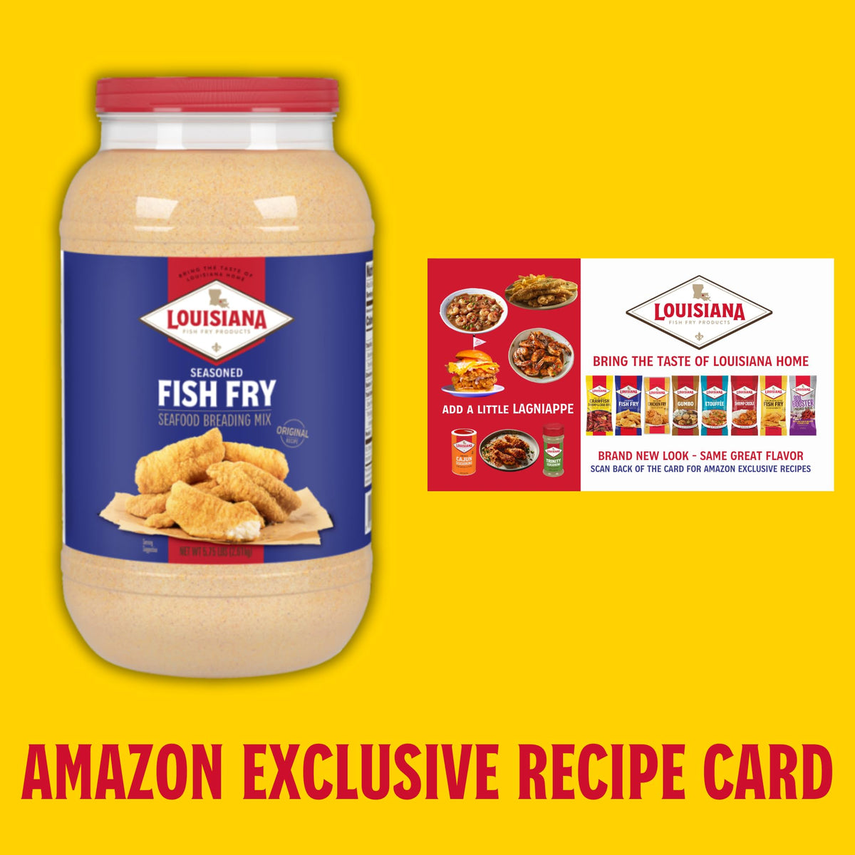 Louisiana Fish Fry Seasoned Fish Fry Mix quick weeknight cooking on the table