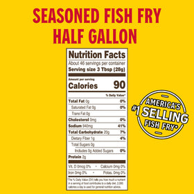 Louisiana Fish Fry vegetable coating for savory fried vegetables