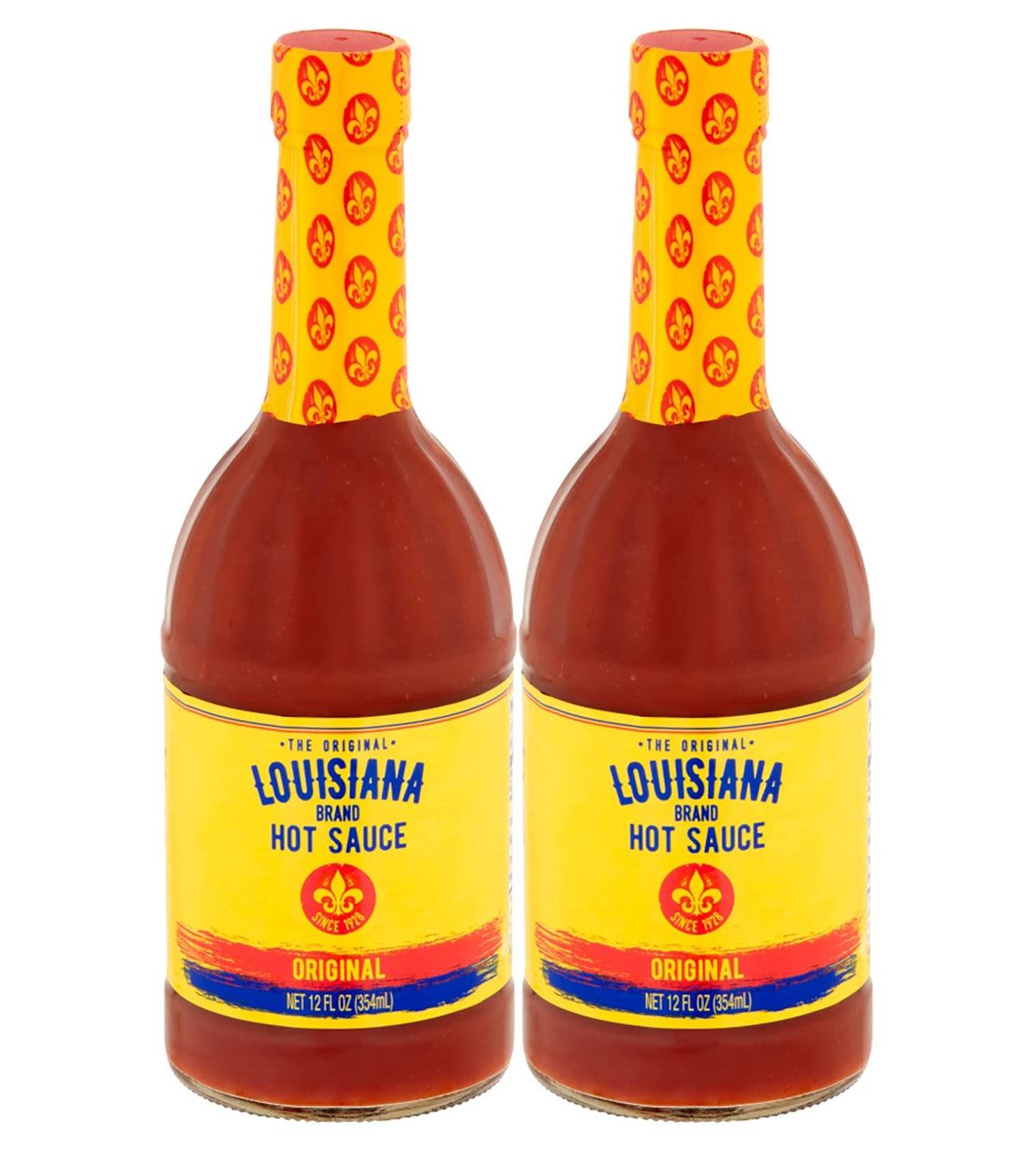 Louisiana Original Hot Sauce 12 oz bottle enhances everyday meals with balanced heat.