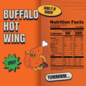 Louisville Jerky Co. Buffalo Hot Wing bag, spicy protein snack for workouts