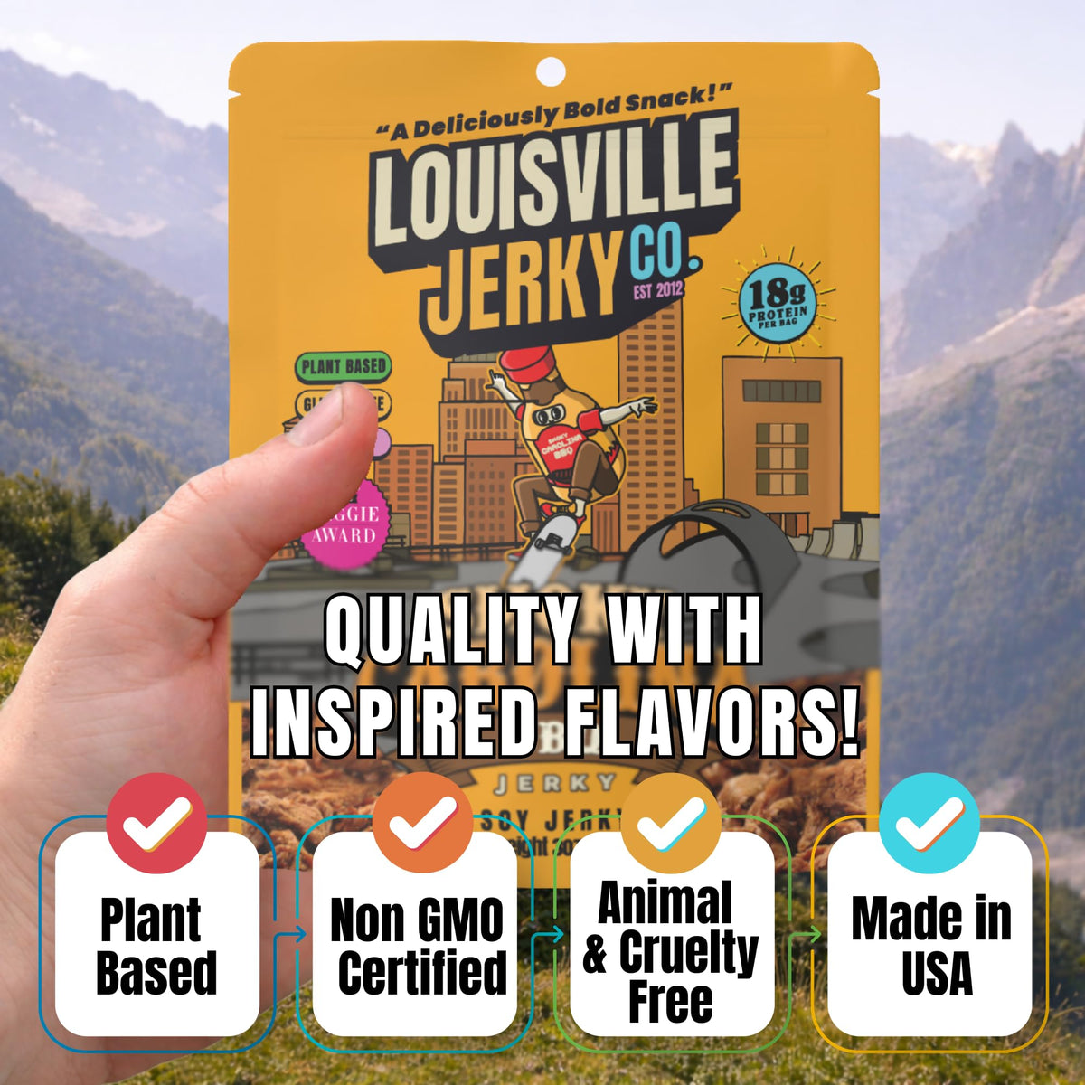 Louisville Vegan Jerky small-batch-kentucky captures artisan quality and consistent taste