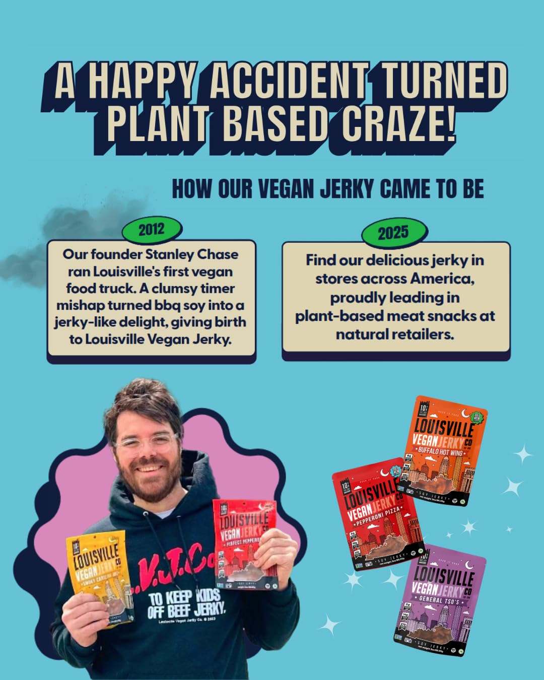 Louisville Vegan Jerky Buffalo Hot Wing flavor provides spicy bite for on-the-go