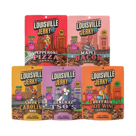 Louisville Vegan Jerky Smoky Carolina BBQ flavor offers bold plant-based protein for snacking
