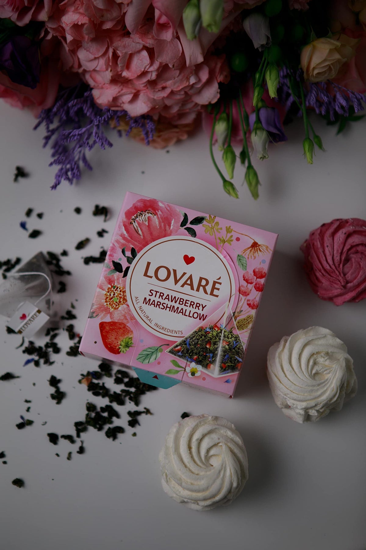LOVARE Brewing instructions in pyramids guide for ideal cup.