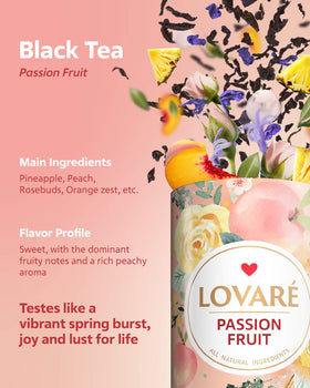 LOVARE Gift box includes 60 filters for easy at-home brewing.