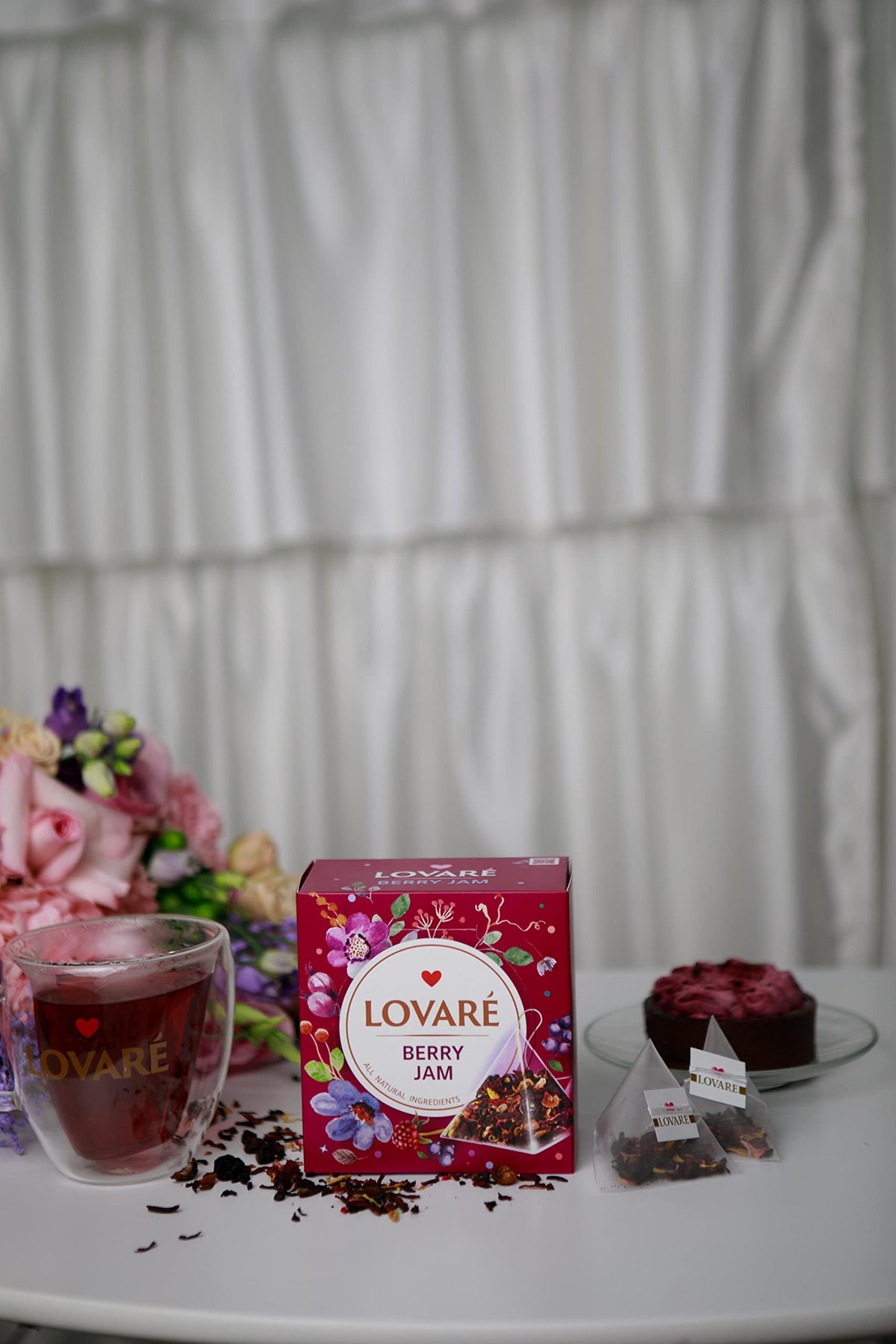 LOVARE Hot or iced tea ideas for versatile serving.