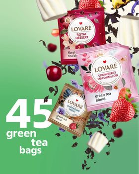 LOVARE six flavors selection highlights aroma and tea character.