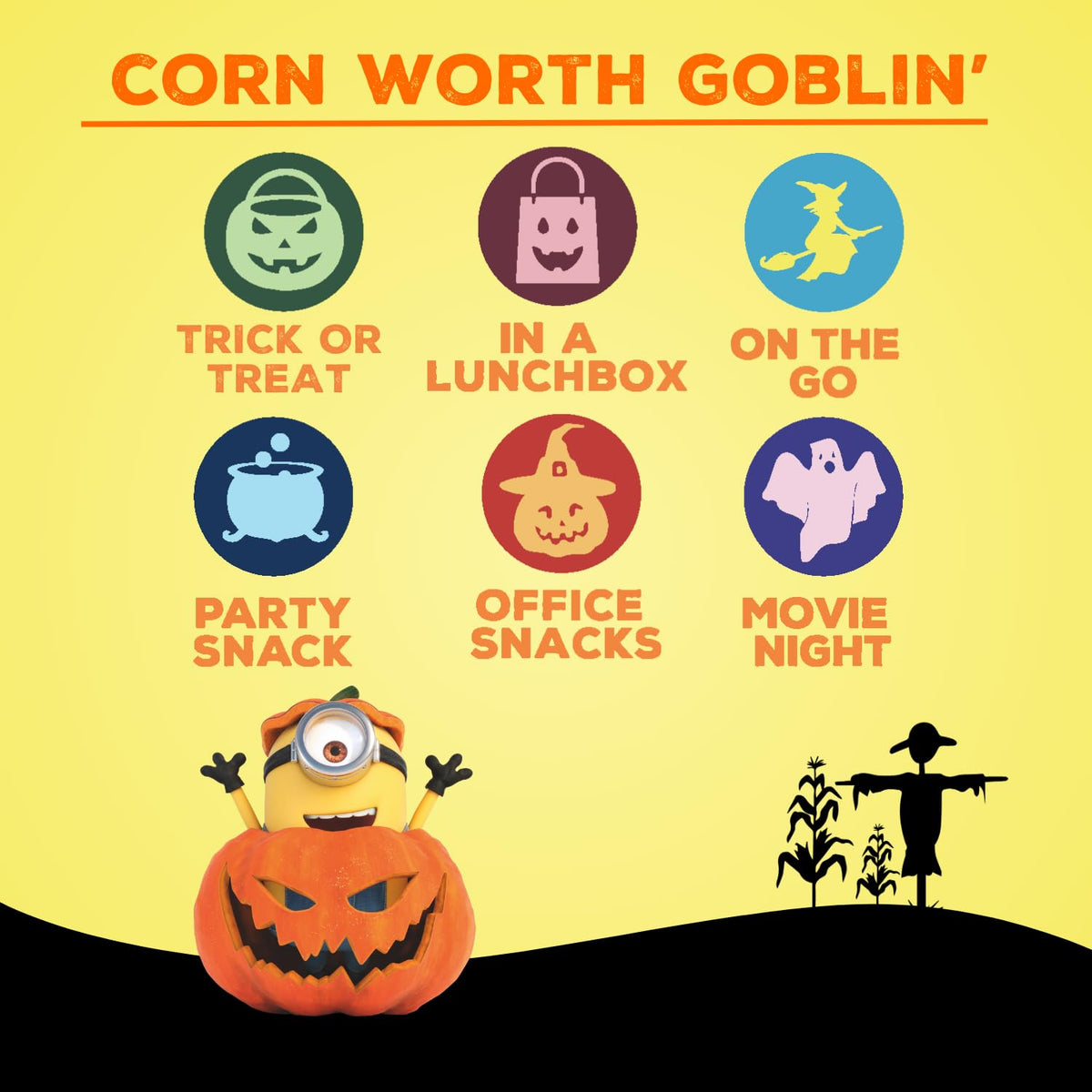 Love Corn 0.35 oz packets laid out for convenient snacking