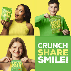 Love Corn Sour Cream & Onion on-the-go snack for busy days.