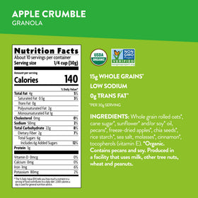 Love Crunch granola with chia seeds supports omega-3 inspiration.