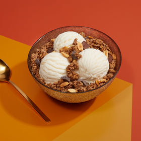 Love Crunch dark chocolate chunks highlight indulgent bites