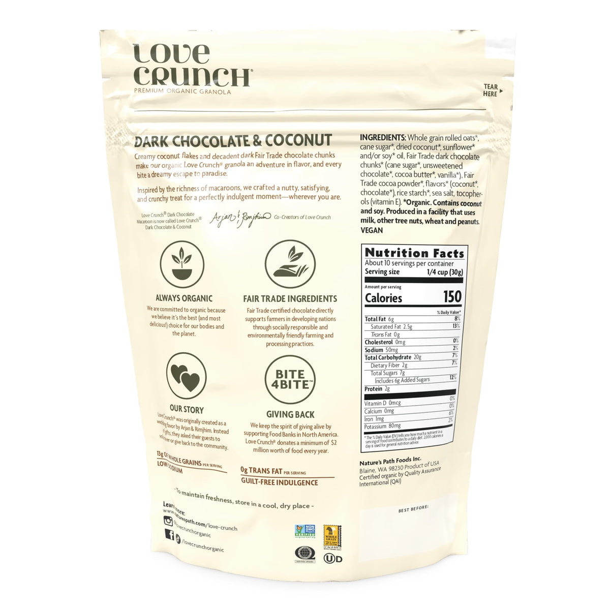 Love Crunch crunchy clusters make a tasty, versatile snack any time.
